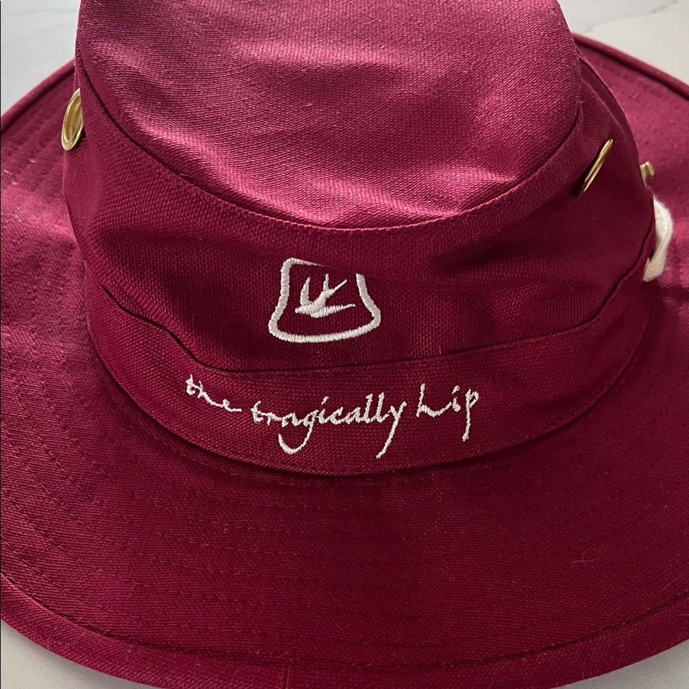 The Tragically Hip Burgundy Bucket Hat